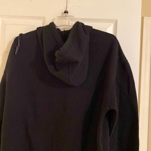 Zara black hooded sweatshirt